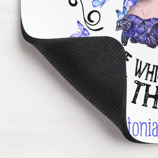 Ich bin das Sturm-Dystonie-Bewusstsein Mousepad (Ecke)