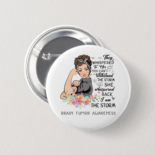 Ich bin das Sturmgewitter-Hirngespinst Button (Vorne & Hinten)