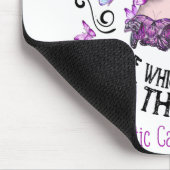 Ich bin das stürmische Bauchspeicheldrüsenkrebs-Be Mousepad (Ecke)