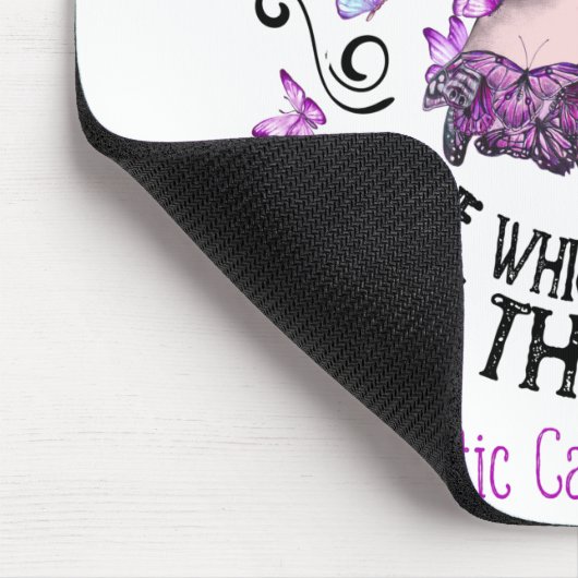 Ich bin das stürmische Bauchspeicheldrüsenkrebs-Be Mousepad (Ecke)