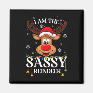 Ich bin das Sy-Rentier Lustiges Weihnachten Ferien Magnet