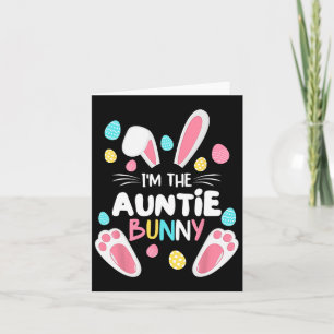 Ich bin das Tantentennis-Bunny Matching Family Oas Karte