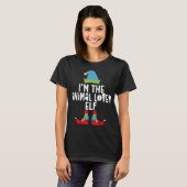 Ich bin das Tier Lover Elf, das Weihnachtskostüm p T-Shirt (Vorne ganz)
