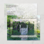 Ich bin das Tor Postkarte (Vorne/Hinten)