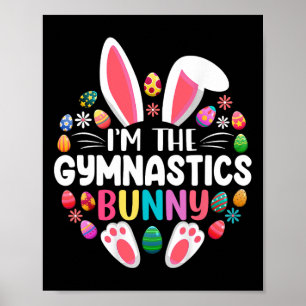 Ich bin das Turn-Bunny Ostertag Familien-Matching Poster