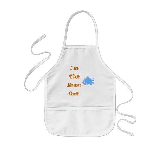 Ich bin das UNORDENTLICHE! Kinderschürze (Vorne)