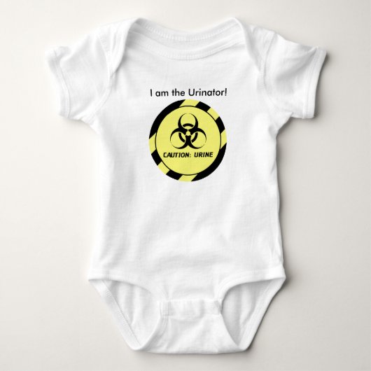 Ich bin das Urinator! Baby Strampler (Vorderseite)