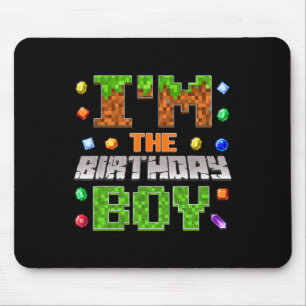 Ich bin das Video-Gamer-Pixel des Geburtstags-Part Mousepad