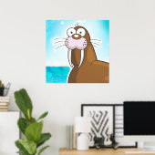 Ich bin das Walross Poster (Heimbüro)