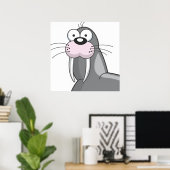 Ich bin das Walross Poster (Heimbüro)