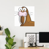 Ich bin das Walross Poster (Heimbüro)