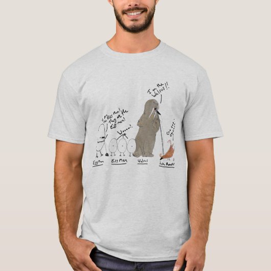 Ich bin das Walroß T-Shirt (Vorderseite)