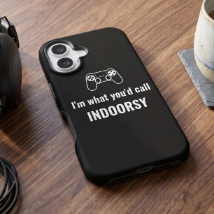 Ich bin das, was Sie Indoorsie nennen würden - Gam iPhone 16 Hülle