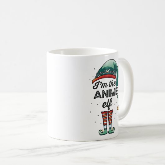 Ich bin das Weihnachtsgeschenk von Anime Elf Weihn Kaffeetasse (VorderseiteRechts)