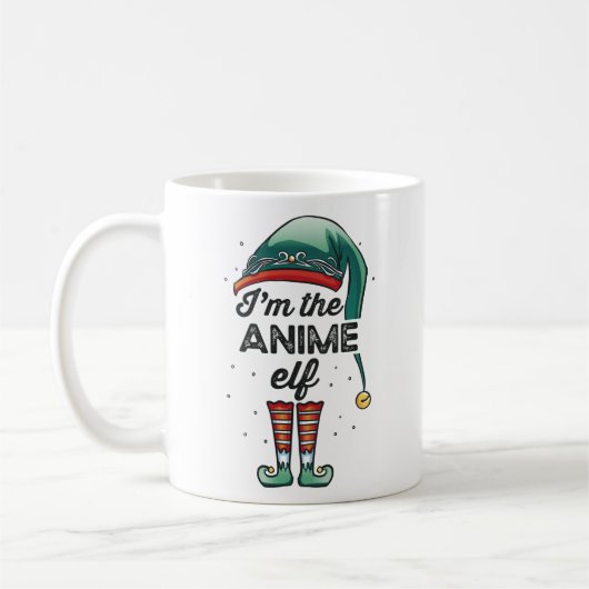 Ich bin das Weihnachtsgeschenk von Anime Elf Weihn Kaffeetasse (Links)