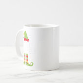 Ich bin das wütende Elf-Matching Weihnachts-Elf-Sh Kaffeetasse (Vorderseite Links)