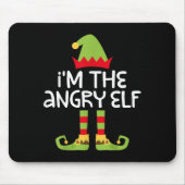 Ich bin das wütende Elf-Matching Weihnachts-Elf-Sh Mousepad (Vorne)