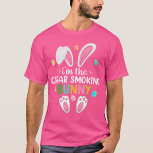 ICH BIN DAS Zigarre rauchende Hase Passende Famili T-Shirt