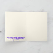 ICH BIN, DASS ICH Grußkarte BIN Karte (Innenseite)