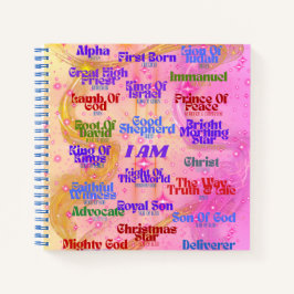 Ich bin, dass ich SpiralNotebook bin Notizblock