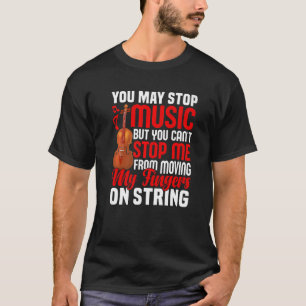 Ich bin davon abgekommen, meine Finger auf Streich T-Shirt