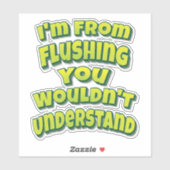 Ich bin davon ertränkt, dass du es nicht verstehen aufkleber (Blatt)