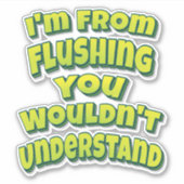 Ich bin davon ertränkt, dass du es nicht verstehen aufkleber (Vorderseite)