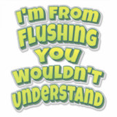 Ich bin davon ertränkt, dass du es nicht verstehen aufkleber (Vorderseite)