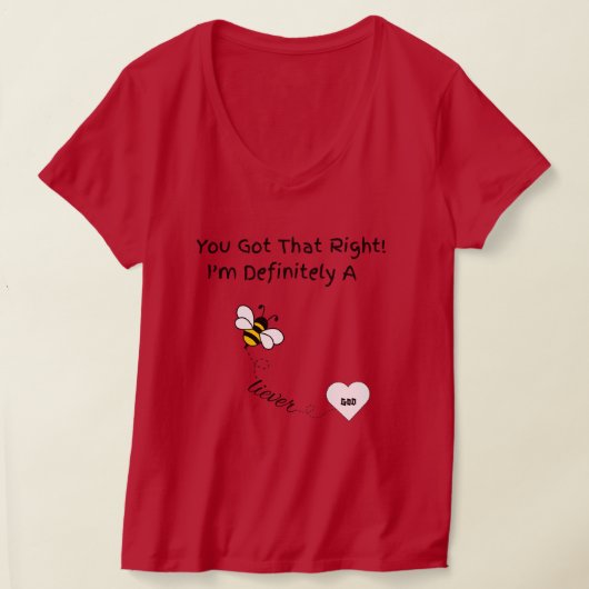 Ich bin definitiv ein glaubwürdiges grafisches T-S T-Shirt (Ablage )