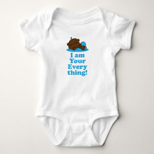 Ich bin dein alles-afroamerikanischer Junge Baby Strampler