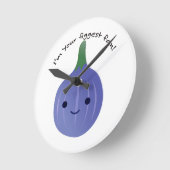 Ich bin dein Figgest-Fan Runde Wanduhr (Winkel)