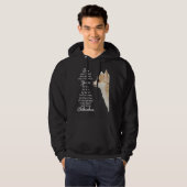 Ich bin dein Freund dein Partner dein Chihuahua Hoodie (Vorne ganz)