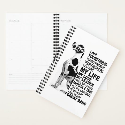 Ich bin dein Freund, dein Partner, dein Hund Große Planer (Anzeige)