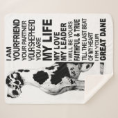 Ich bin dein Freund, dein Partner, dein Hund Große Sherpadecke (Vorderseite (Horizontal))