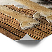 Ich bin dein Freund - Wohngestaltung Wall Art Poster (Ecke)