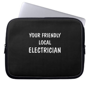 Ich bin dein freundliches Geschenk für einen lokal Laptopschutzhülle
