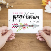 Ich bin dein Gebet-Krieger auf der Postkarte