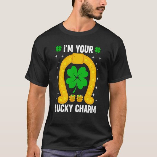 Ich bin dein Glücksbringer Irischer St Patricks Ta T-Shirt (Vorderseite)