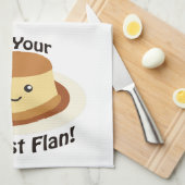 Ich bin dein größter Flan! Handtuch (Viertel Falte)