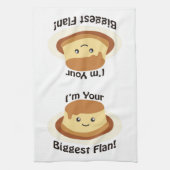 Ich bin dein größter Flan! Handtuch (Vertikal)