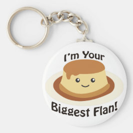 Ich bin dein Größter Flan Schlüsselanhänger