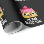 Ich bin dein größter Funny Funny Food Pun Geschenkpapier (Rolleneckpunkt)