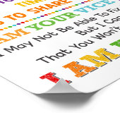 Ich bin dein Hauptposter Poster (Ecke)