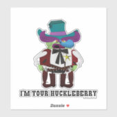 Ich bin dein Huckleberry Aufkleber (Blatt)