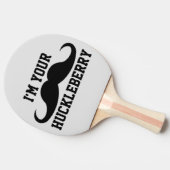 ICH BIN DEIN HUCKLEBERRY PING PONG PADDLE TISCHTENNIS SCHLÄGER (Seitenansicht)