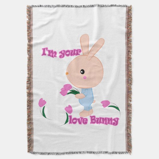 Ich bin dein Lieblings-Bunny Decke (Vorderseite Vertikal)