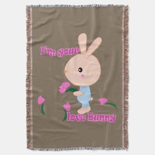 Ich bin dein Lieblings-Bunny Decke (Vorderseite Vertikal)