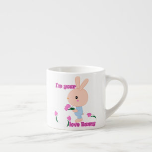 Ich bin dein Lieblings-Bunny Espressotasse