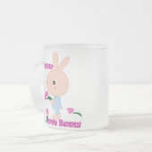 Ich bin dein Lieblings-Bunny Mattglastasse (Vorderseite Links)