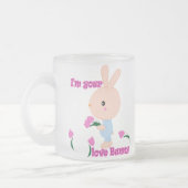 Ich bin dein Lieblings-Bunny Mattglastasse (Links)